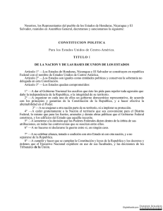 Constitución Política para los Estados Unidos de Centro