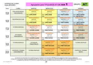 HORARIOS GRUPOS curso 2012-2013 GIE 06.sep.2012 OPT+ADAP