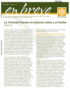 La Vivienda Popular en América Latina y el Caribe