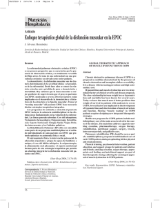 Enfoque terapéutico global de la disfunción muscular en la EPOC