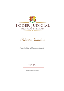 Revista Jurídica - Poder Judicial del Estado de Nayarit