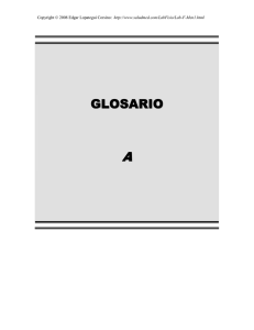 Glosario - Saludmed