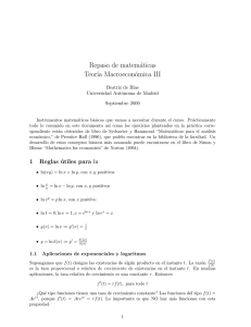 Repaso de matemáticas - Universidad Autónoma de Madrid