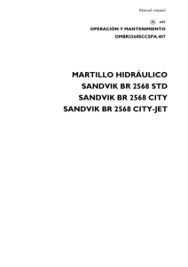martillo hidráulico sandvik br 2568 std sandvik br 2568 city sandvik