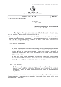 “A” 5779 - del Banco Central de la República Argentina