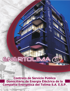 Contrato de Servicio Publico Domiciliario de Energia Eléctrica