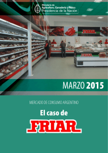 Mercado de Consumo Argentino. El caso de FRIAR SA