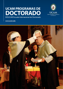 DOCTORADO - UCAM | Vicerrectorado de Investigación