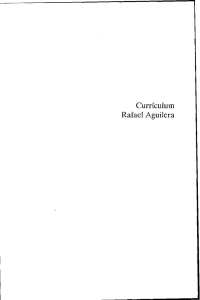 Currículum Rafael Aguilera