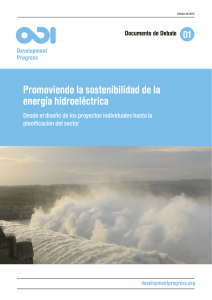 Promoviendo la sostenibilidad de la energía hidroeléctrica