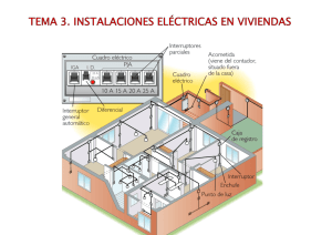 TEMA 3. INSTALACIONES ELÉCTRICAS EN VIVIENDAS