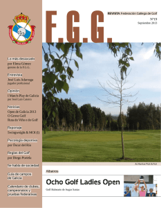 Ocho Golf Ladies Open - Federación Gallega de Golf