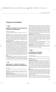 Categoría Hemodiálisis - Sociedad Argentina de Nefrología