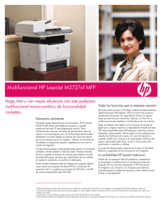 Multifuncional HP LaserJet M2727nf MFP