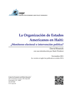 un papel importante - Center for Economic and Policy Research
