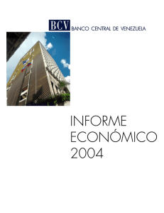 informe económico 2004 - Banco Central de Venezuela