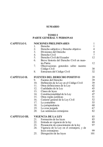 Derecho Civil del Ecuador Volumen I