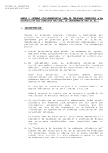 DDNG Nº 1018/11 - Gendarmeria Nacional Argentina
