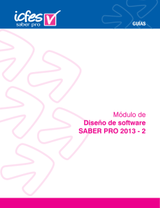 Módulo de Diseño de software SABER PRO 2013 - 2