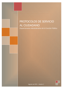 Protocolos - Función Pública
