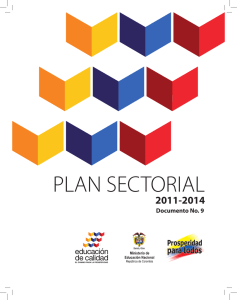plan sectorial - Colombia Aprende
