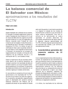 La balanza comercial de El Salvador con México: aproximaciones a