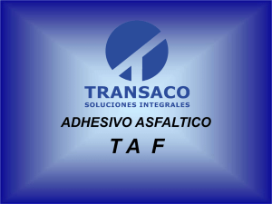 TAF Adhesivo Tejas Asfálticas
