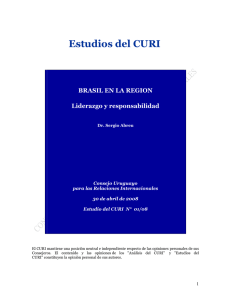 01/2008 - Consejo Uruguayo para las Relaciones Internacionales