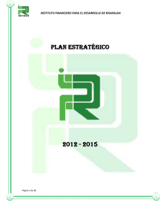 plan estratégico 2012 - 2015