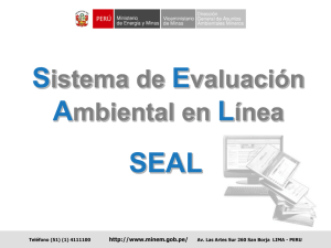 2. Sistema de evaluación ambiental en línea / Ángel Chávez