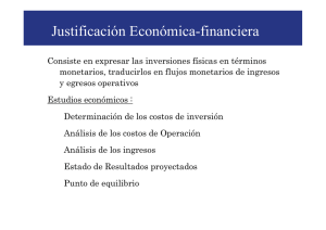 Justificación Económica