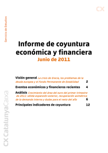 Informe de coyuntura económica y financiera