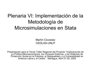 Plenaria VI: Implementación de la Metodología de