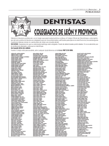 dentistas colegiados de león y provincia