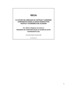 Descargar PDF - Presentación IGCLA - Dra. Mónica