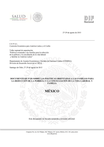 POLÍTICAS DE MÉXICO - Comisión Económica para América Latina