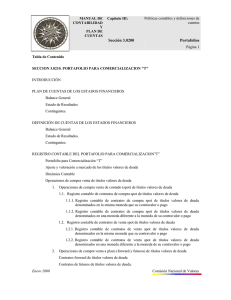 Sección 3.0200 Portafolios - Superintendencia Nacional de Valores