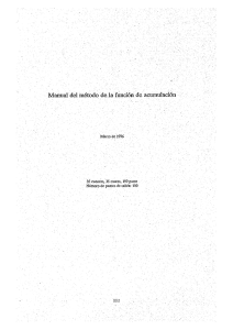 Page 1 Manual del método de la función de acumulación 35