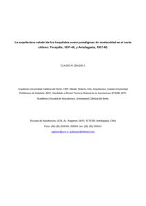 La arquitectura estatal de los hospitales como paradigmas de