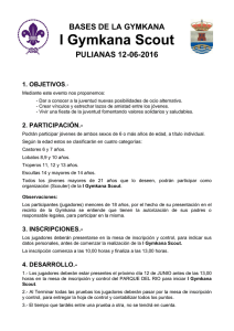 I Gymkana Scout - Ayuntamiento de Pulianas