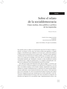Sobre el relato de la socialdemocracia - Roderic