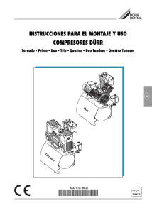 instrucciones para el montaje y uso compresores dürr