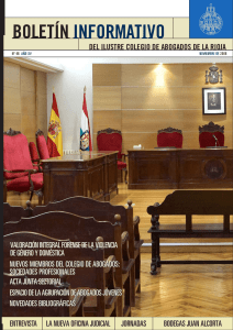boletín informativo - Ilustre Colegio de Abogados de La Rioja