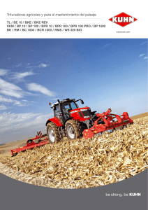 Trituradoras agrícolas y para el mantenimiento del paisaje