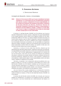 Orden de 13 de marzo de 2015 - Boletín Oficial de la Región de