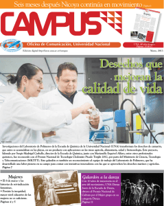 calidad de vida - Campus - Universidad Nacional de Costa Rica