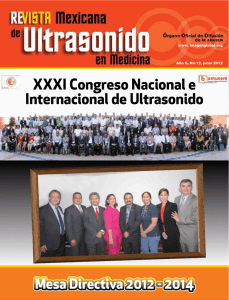 XXXI Congreso Nacional e Internacional de Ultrasonido