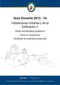 Instalaciones Urbanas y de la edificación II