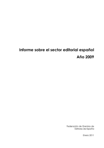 Informe año 2009 - Federación de Gremios de Editores de España