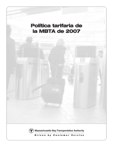 Política tarifaria de la MBTA de 2007